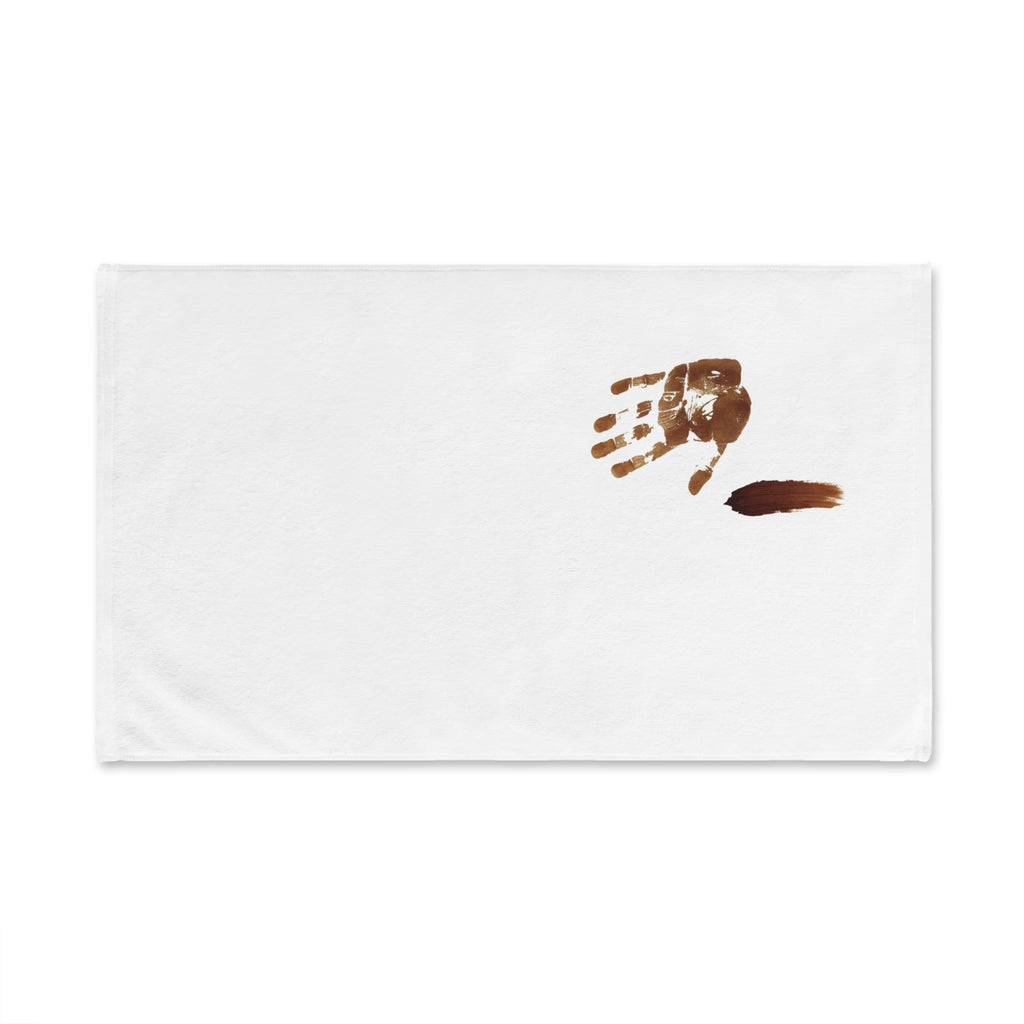 Humorous Hand Towel - Is that a poo stain?